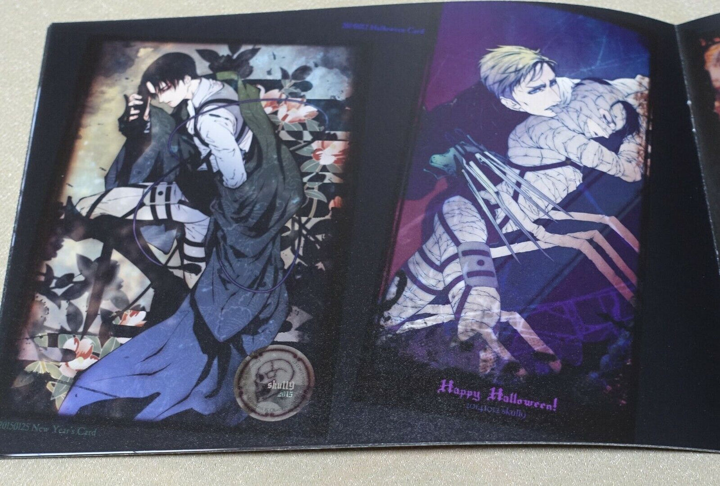 skull9 Attack on Titan Erwin x Levi Color Fan Art Book Record 52c
