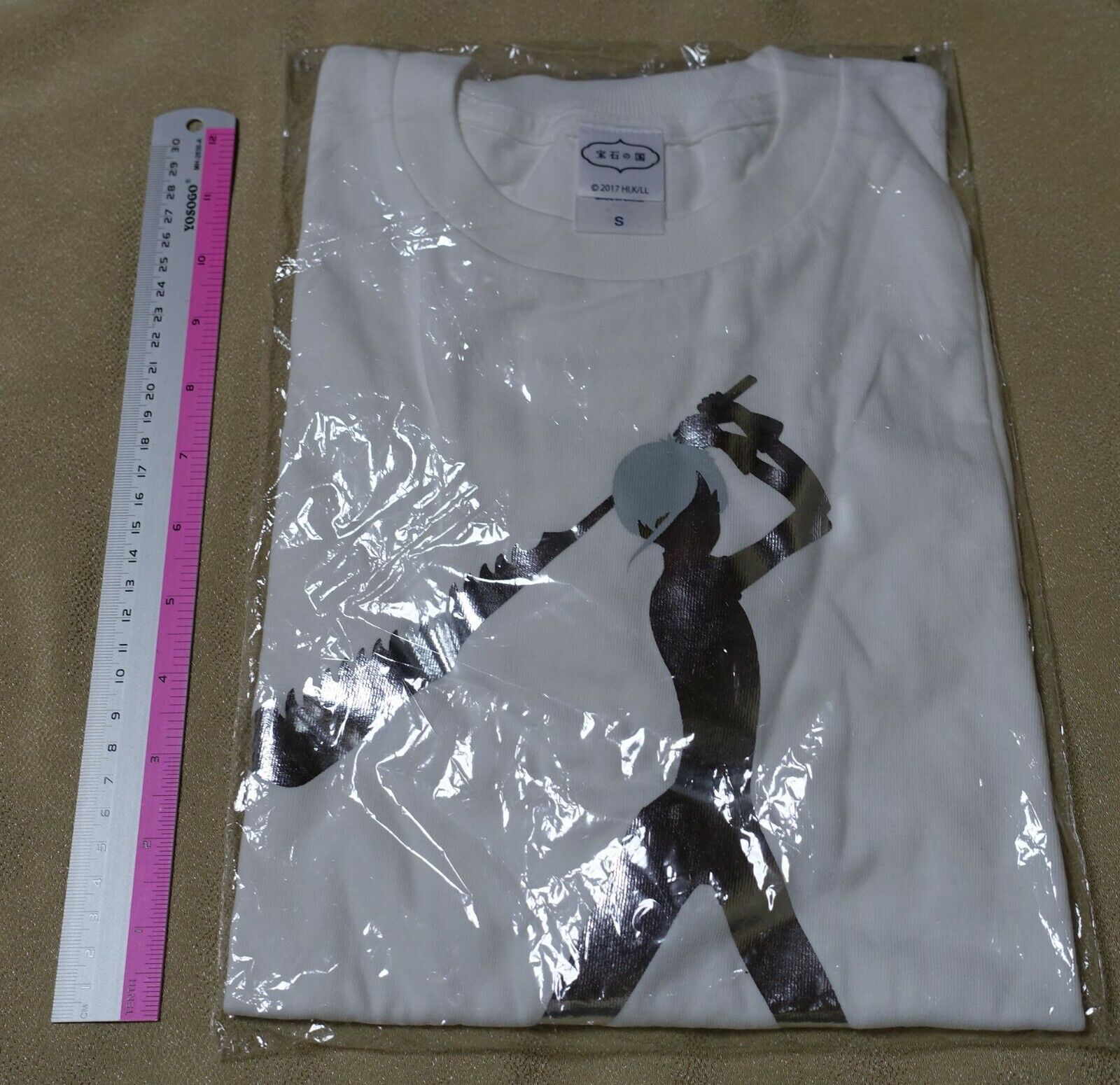 Houseki no Kuni Land of the Lustrous Antarcticite Design T-Shirt Japanese S size