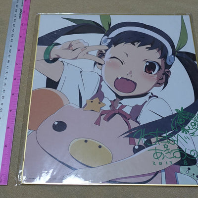 Akio Watanabe Bake Monogatari Bakemonogatari Mayoi Print Shikishi Art Board