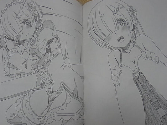 Decisive Re Zero Rem Fan Art Book Rem Hon