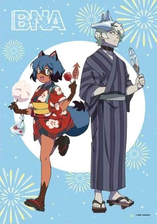 B.N.A BNA Michiru & Shirow 51x72 cm Tapestry Wall Scroll