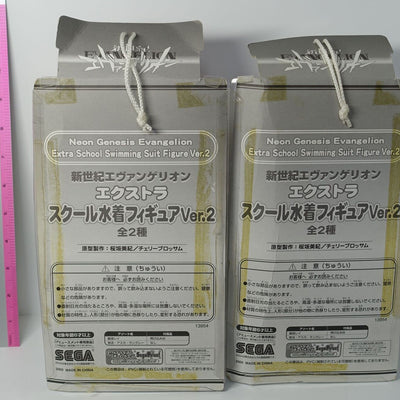 SEGA Evangelion Rei & Asuka White Suim Suit Figure Set