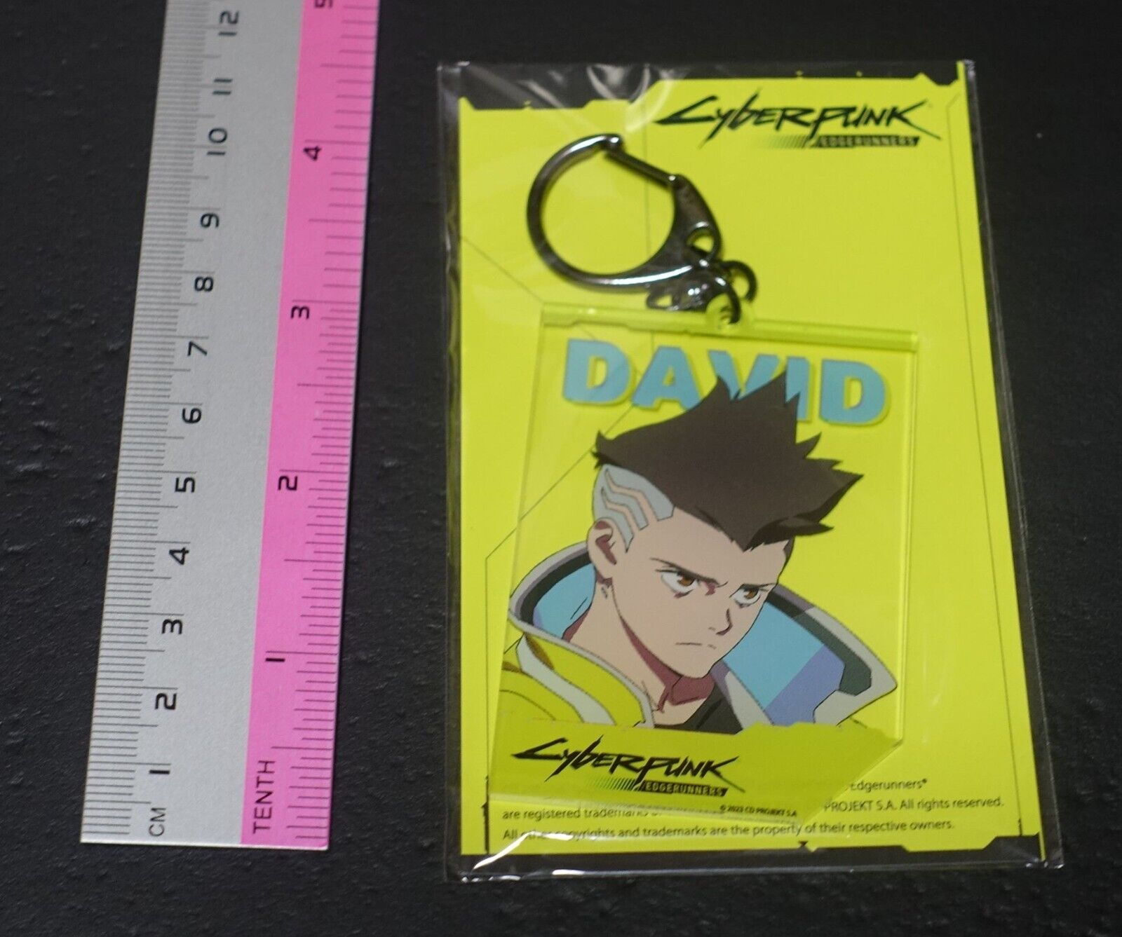 Cyberpunk Edgerunners Exhibition Event Item Acrylic Key Chain DAVID