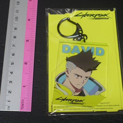 Cyberpunk Edgerunners Exhibition Event Item Acrylic Key Chain DAVID