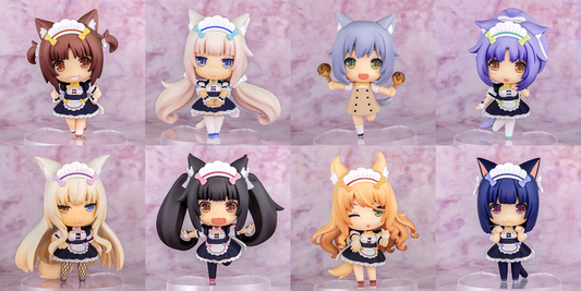 NEKO WORKs NEKOPARA Trading Figure 8 Character Complete Set Box