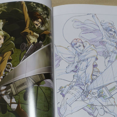 WIT STUDIO Attack on Titan Illustration Art Book vol.1 & 2 Set