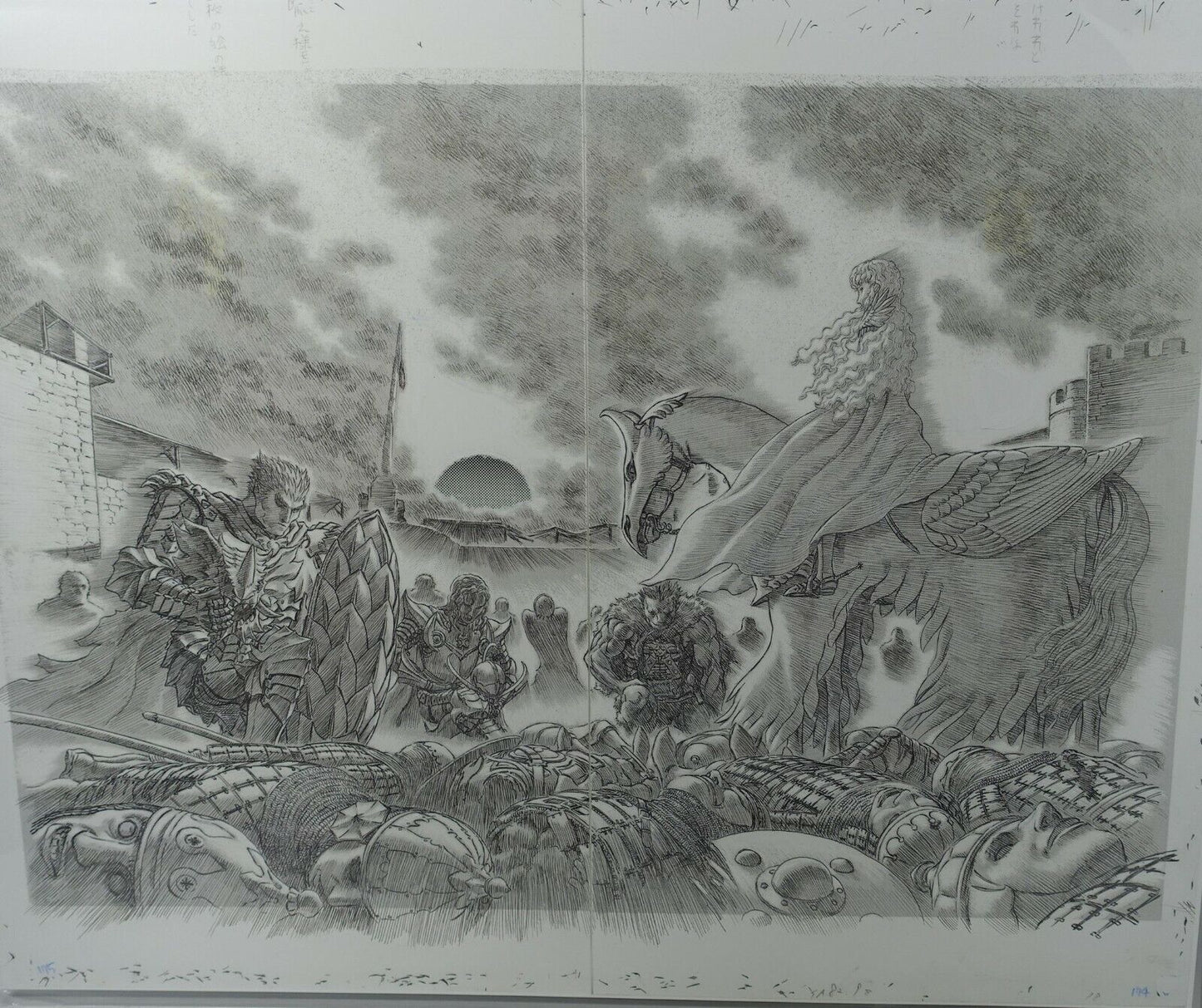 BERSERK Exhibition Reproduction Original Picture Griffith New Band of the Hawk