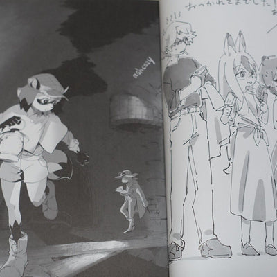 TRIGGER BNA B.N.A Staff Illustration Art Book BRAND NEW ANIMAL 78 page