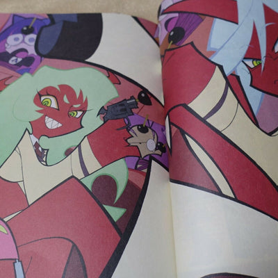 Panty and Stocking Design Data Illustration Art Book DATENCITY PAPARAZZI &