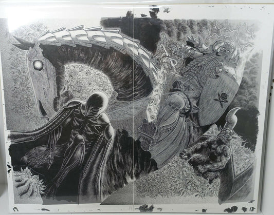 BERSERK Exhibition Item Reproduction of Original Picture Skull Knight & Femto