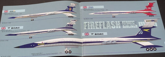 Takeshi Oka Imaginary ATOMIC AIRLINER FIREFLASH mk-5 color Art Book 1/500 Scale