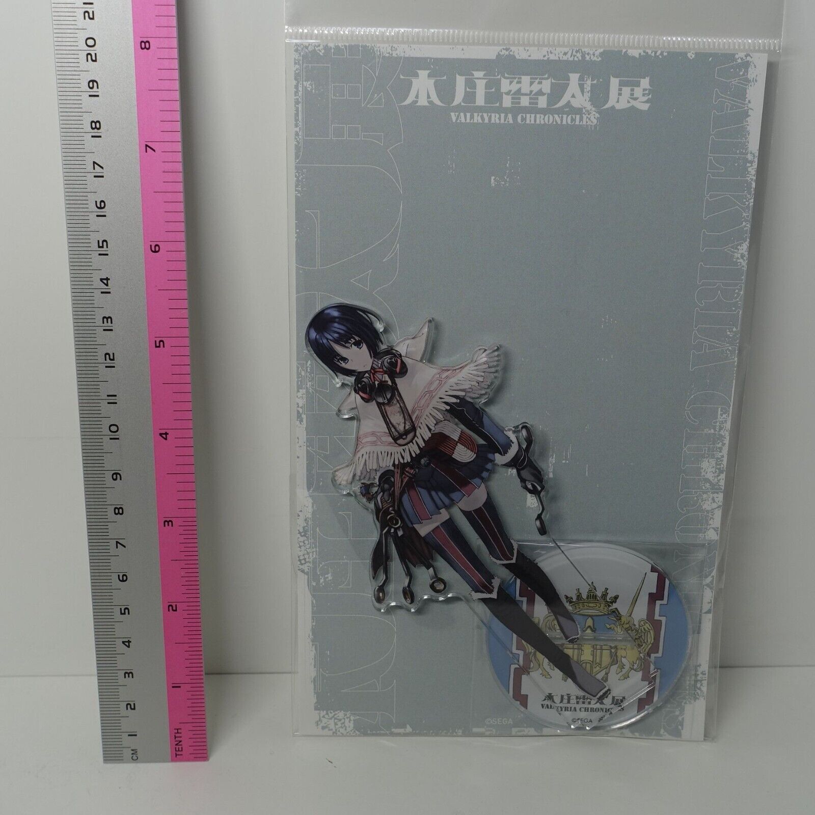 Raita Honjou Exhibition Valkyria Chronicles Acrylic Stand Figure Isara Gunther