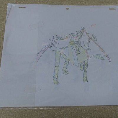 Cel & Raw Key Frame Art The Slayers Rina & Naga B15 Japanese Animation