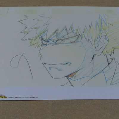 My Hero Academia Print Key Frame Art Sheet Katsuki Bakugo B