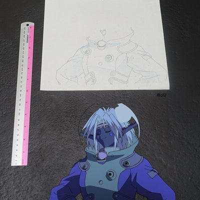 Outlaw Star Raw Animation Cel & Key Frame Art Sheet Aisha Clanclan