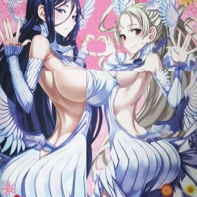 Raita Absolute Girl Absolute Whiteness Magical Girl 51x72 cm Tapestry Wall Scroll Sister Misa & Sasaki San