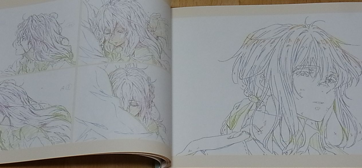 Violet Evergarden Key Frame Art Book Keyframes Collection vol.1 150page