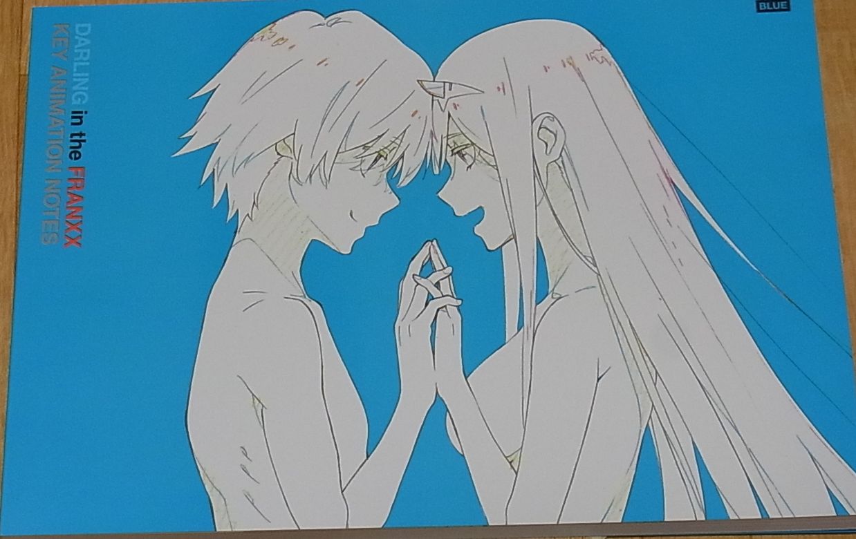 DARLING in the FRANXX KEY FRAME ART BOOK BLUE 224page