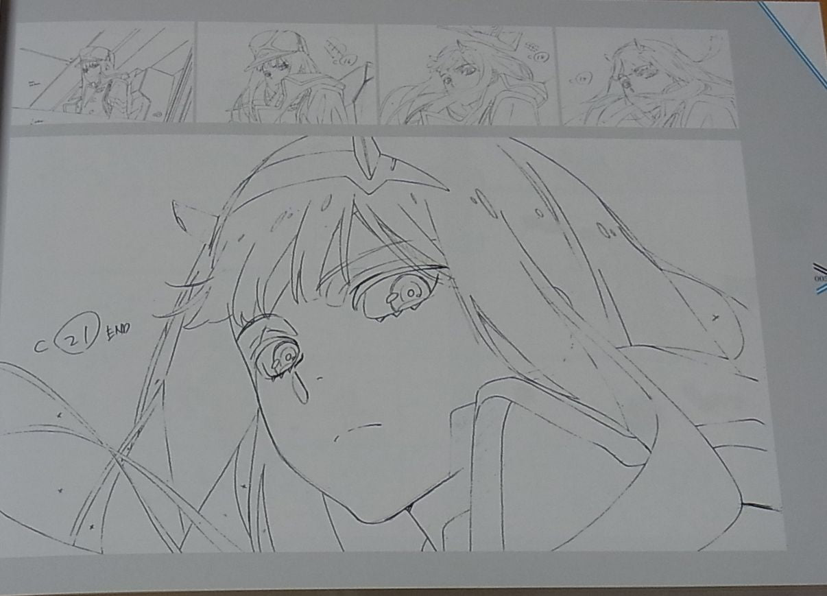 DARLING in the FRANXX KEY ANIMATION NOTES KEY FRAME ART BOOK SET TOTAL 400 page
