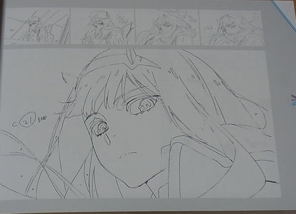 DARLING in the FRANXX KEY ANIMATION NOTES KEY FRAME ART BOOK SET TOTAL 400 page