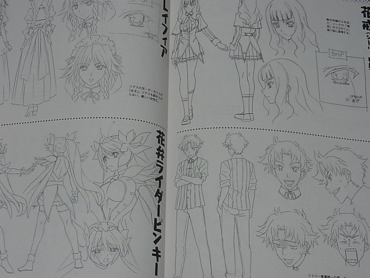 High School D X D Visual & Character Setting Art Book Waku Waku Harem Book