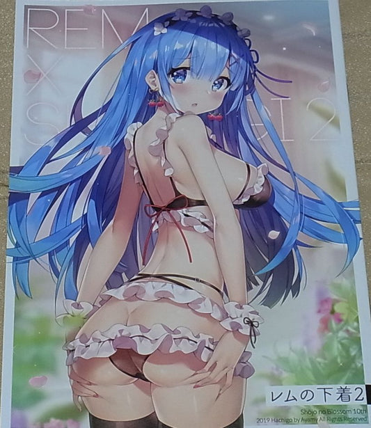 Hachigo Ayami Re Zero Rem Lingerie Color Fan Art Book REM×SHITAGI2 C97