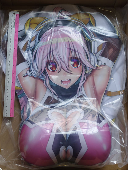 Lilith Taimanin RPG X Super Sonico Collaborate Life Size 3D Mousepad Mouse Pad