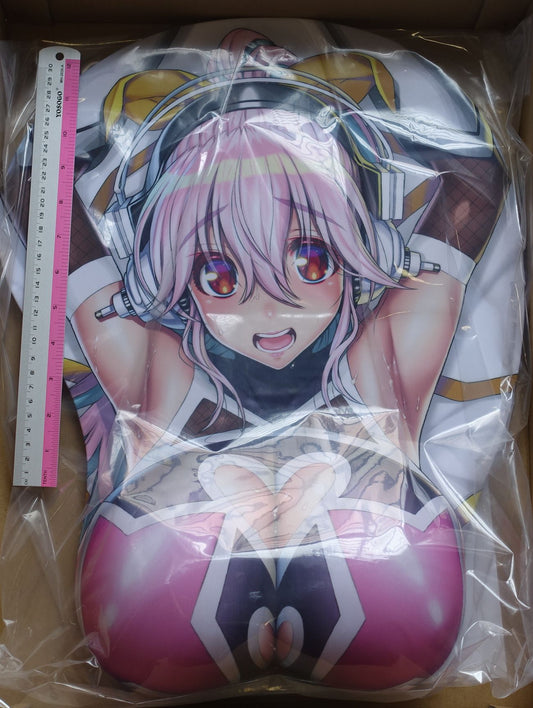 Lilith Taimanin RPG X Super Sonico Collaborate Life Size 3D Mousepad Mouse Pad