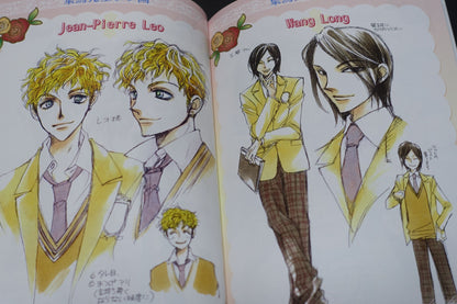 Animation Ouran High School Host Club Setting Key Frame Art Book