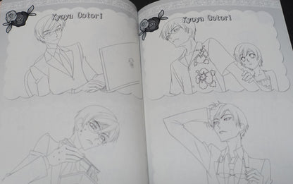 Animation Ouran High School Host Club Setting Key Frame Art Book