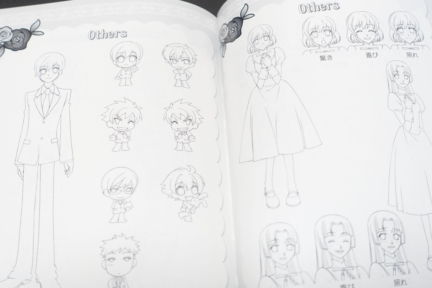 Animation Ouran High School Host Club Setting Key Frame Art Book