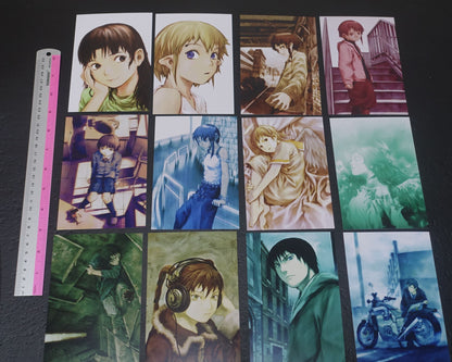 serial experiments lain 25th Aniv Event Shop Goods Post Card 12 Pieces Set