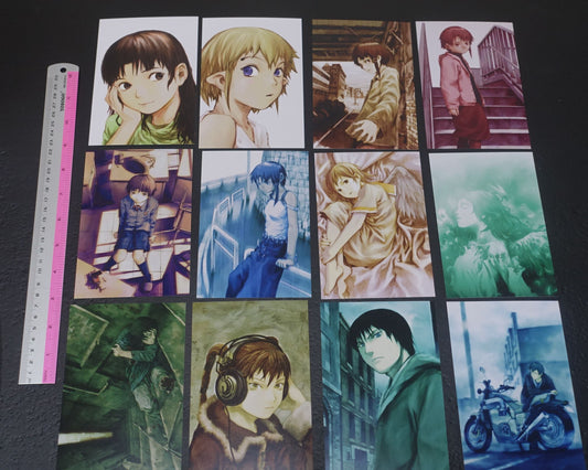 serial experiments lain 25th Aniv Event Shop Goods Post Card 12 Pieces Set