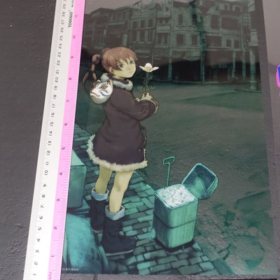 serial experiments lain 25th Aniv Event Goods 21x30cm Clear PVC Poster 18 pieces Set