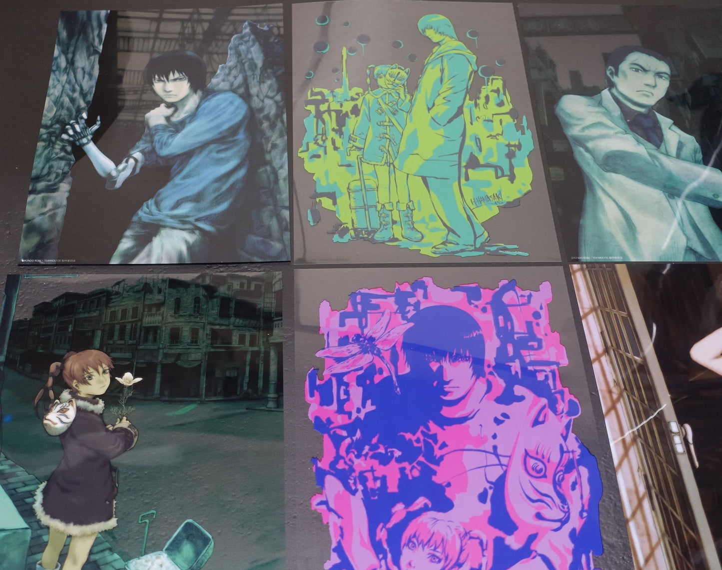 serial experiments lain 25th Aniv Event Goods 21x30cm Clear PVC Poster 18 pieces Set