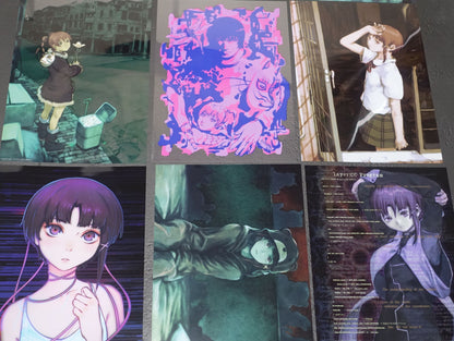 serial experiments lain 25th Aniv Event Goods 21x30cm Clear PVC Poster 18 pieces Set