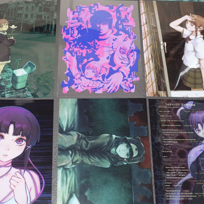 serial experiments lain 25th Aniv Event Goods 21x30cm Clear PVC Poster 18 pieces Set