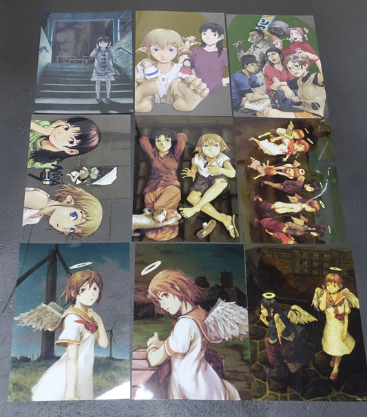 serial experiments lain 25th Aniv Event Goods 21x30cm Clear PVC Poster 18 pieces Set
