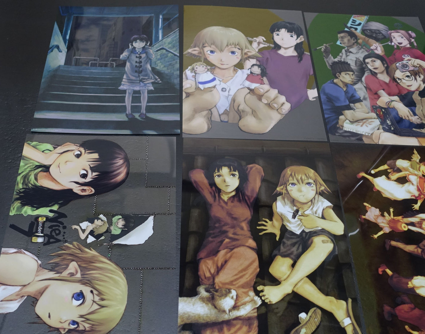 serial experiments lain 25th Aniv Event Goods 21x30cm Clear PVC Poster 18 pieces Set