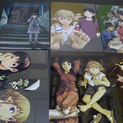 serial experiments lain 25th Aniv Event Goods 21x30cm Clear PVC Poster 18 pieces Set