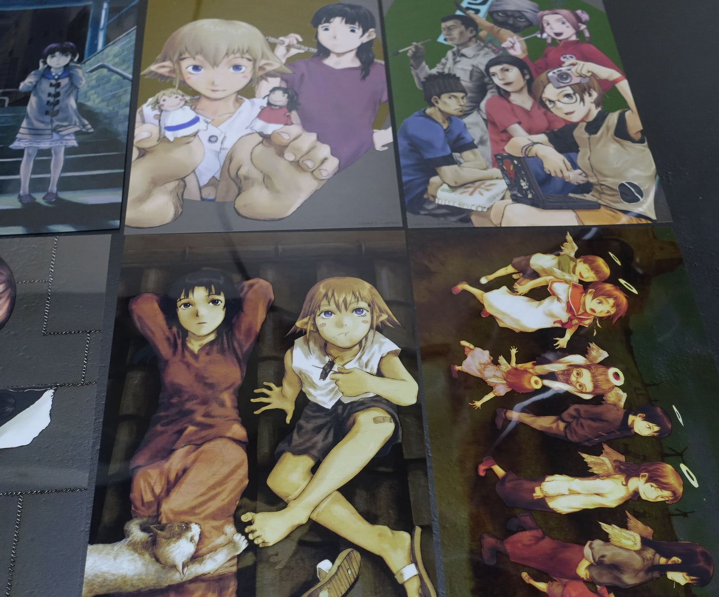 serial experiments lain 25th Aniv Event Goods 21x30cm Clear PVC Poster 18 pieces Set