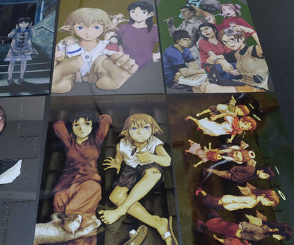 serial experiments lain 25th Aniv Event Goods 21x30cm Clear PVC Poster 18 pieces Set