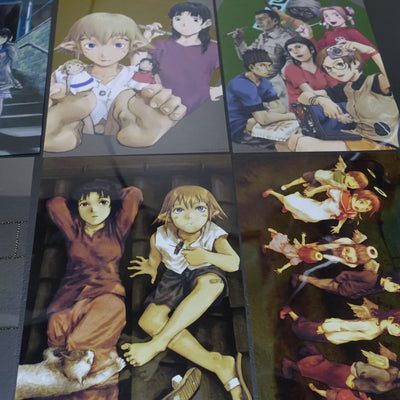 serial experiments lain 25th Aniv Event Goods 21x30cm Clear PVC Poster 18 pieces Set