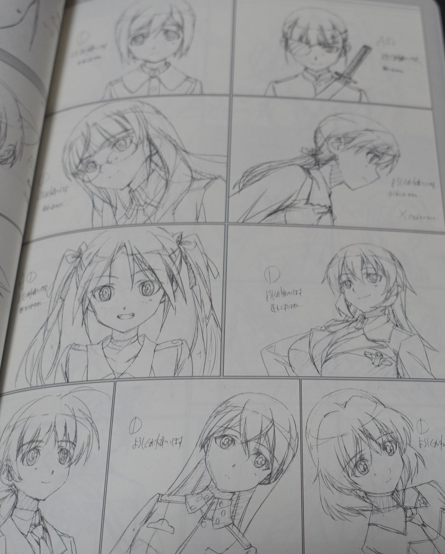 GPZETTO STRIKE WITCHES Sory Board & Key Frame Art Book GPZ07 98page