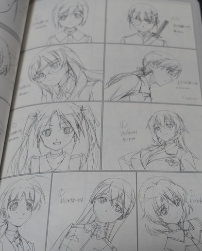 GPZETTO STRIKE WITCHES Sory Board & Key Frame Art Book GPZ07 98page