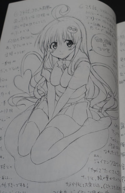 Yuichi Oka Okayu Dou To Love Ru Animation Character Designer's Illustration Art Book