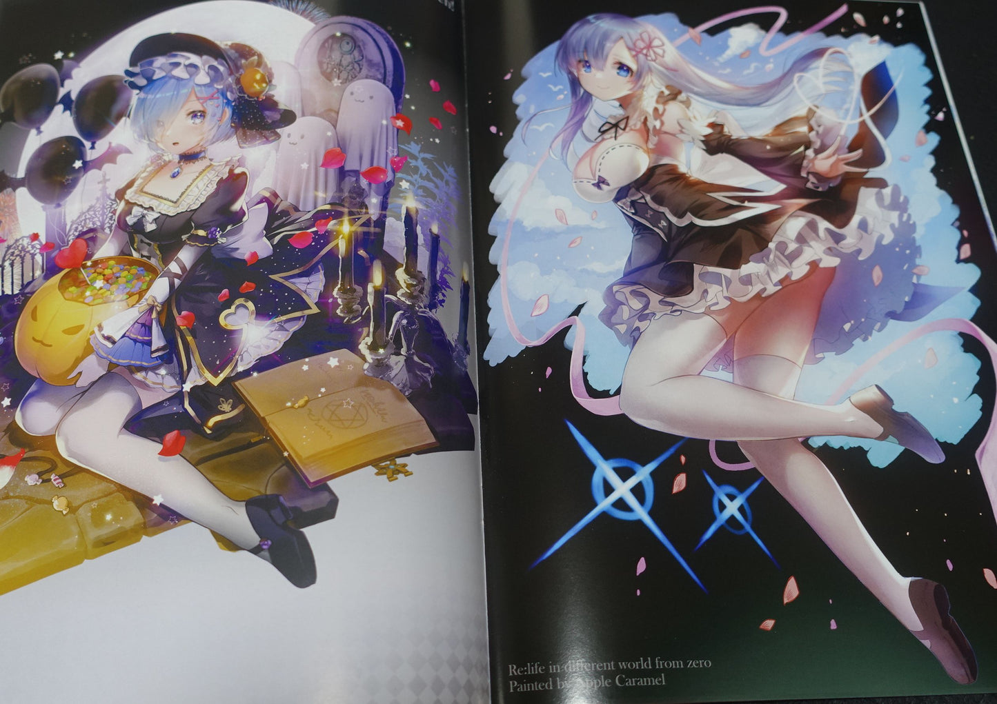 Apple Caramel Re Zero Color Fan Art Book Re life for REM