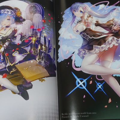 Apple Caramel Re Zero Color Fan Art Book Re life for REM