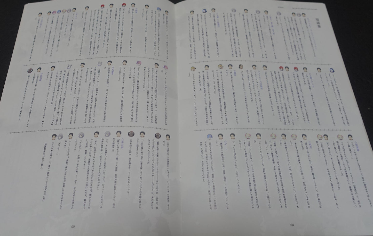 Re Zero Visual Complete Book vol.2 & 3