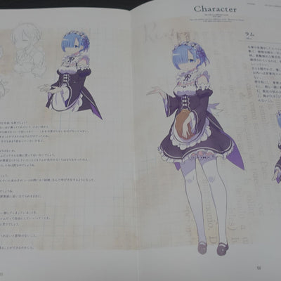 Re Zero Visual Complete Book vol.2 & 3